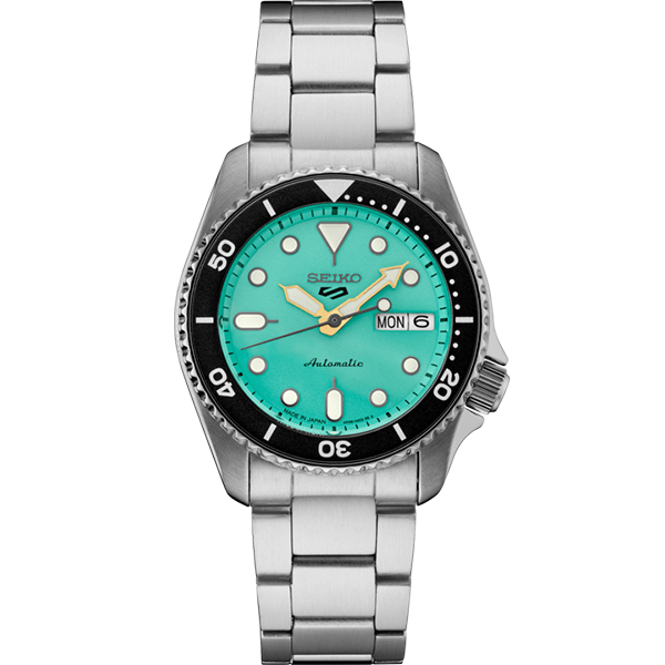 Seiko 5 Sports SRPK33 – Mid-Size Automatic Diver Watch with Green Dial