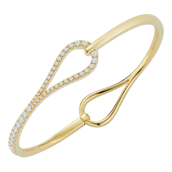 DA Gold 18K Yellow Gold Diamond Fashion Bracelet