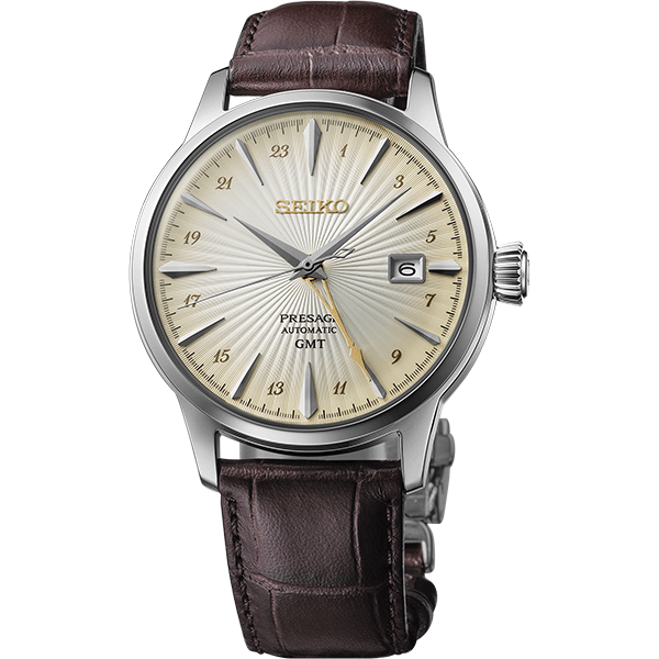 Seiko Presage SSK041 Cocktail Time GMT 40.5mm Automatic Watch