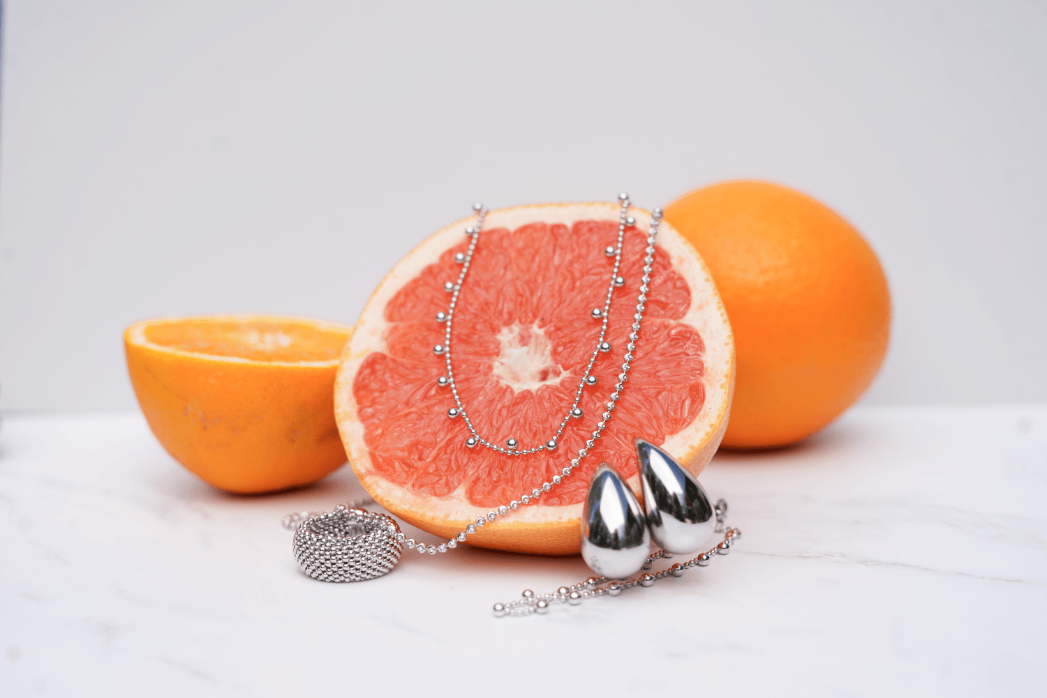 Silver Teardrop earrings